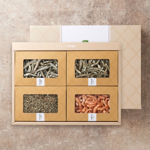 [작심밀도]명품 멸치세트 대멸150g+중멸150g+소멸150g+국산새우120g