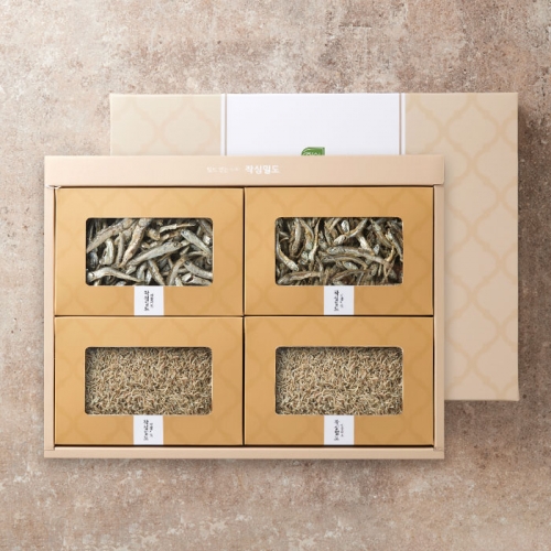 [작심밀도]명품 멸치세트 대멸150g+중멸150g+세멸150g+세멸150g