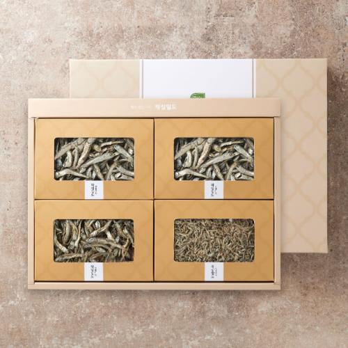 [작심밀도]명품 멸치세트 대멸150g+대멸150g+중멸150g+소멸150g