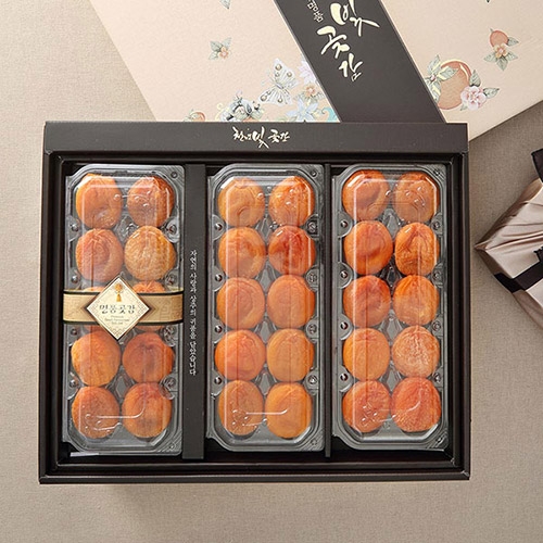 [작심밀도]산지직송 천년빛상주곶감 봉황자수 반건시4호(30개/2.1kg내외)