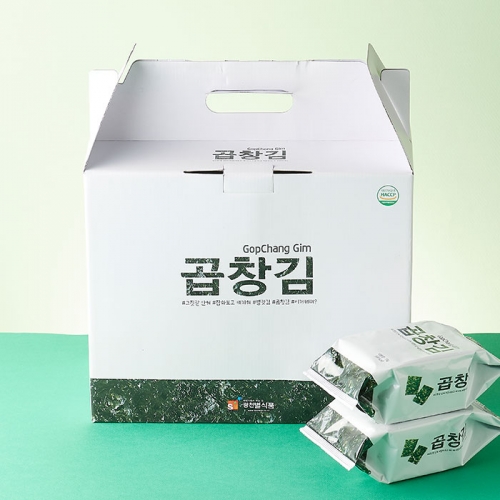 [작심밀도]산지직송 광천 별맛 곱창김(식탁용김12봉)
