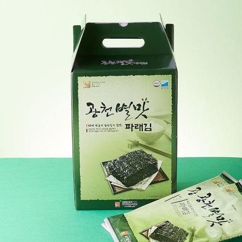 [작심밀도]산지직송 광천 별맛 파래김(전장용김 10봉)