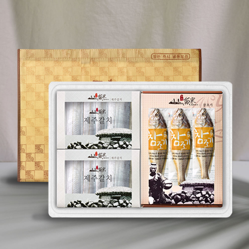 [작심밀도]제주어가 은갈치+참조기 혼합2호 / 은갈치 특대2마리+참조기 대6마리