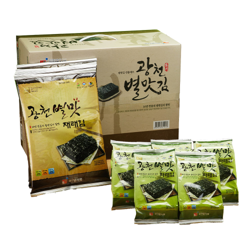 [작심밀도]별맛 광천김 혼합세트 대1호 / 식탁김12봉.전장김8봉