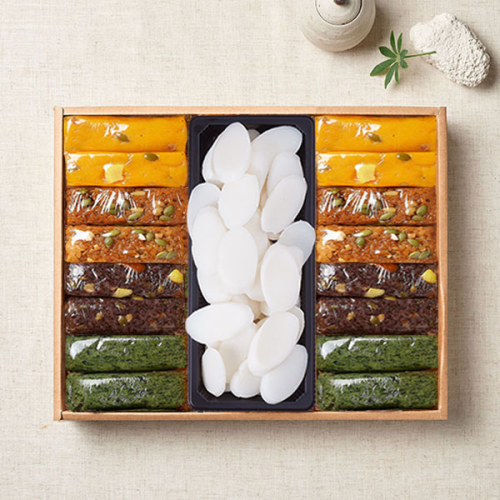 [작심밀도]대통령표창 대월떡집 가래떡.영양찰떡세트 2호/ 총17개, 1.28kg/ 가래떡,영양찰떡,약식,쑥인절미