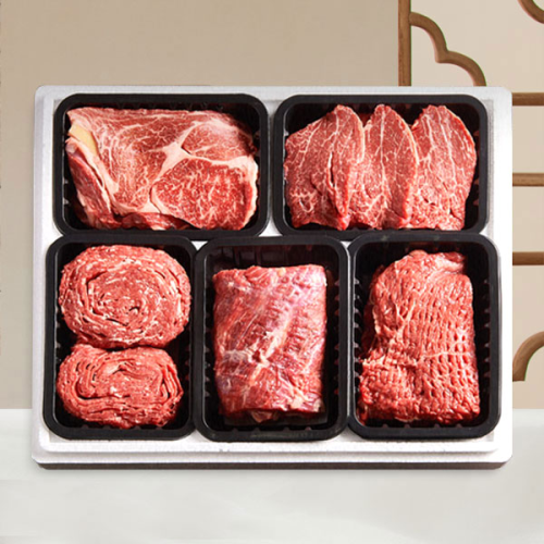 [정담가득]농협영주한우 1++ 냉장 명품 구이혼합세트1호 1.5kg (등심.안심.불고기.국거리(양지).산적)