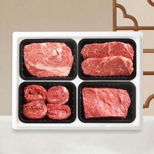 [정담가득]농협횡성한우 1+ 냉장 명품 구이혼합세트4호 2.0kg (등심.채끝.불고기.국거리)