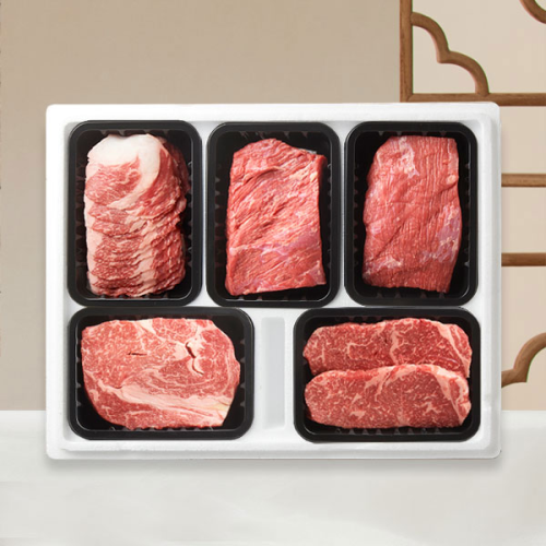 [정담가득]농협횡성한우 1+ 냉장 명품 구이혼합세트1호 2.5kg (등심.채끝.차돌.국거리.장조림)