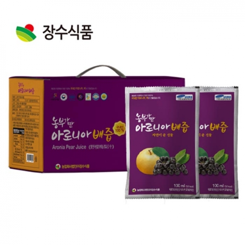 농부가 짠 아로니아배즙 100ml x 30포