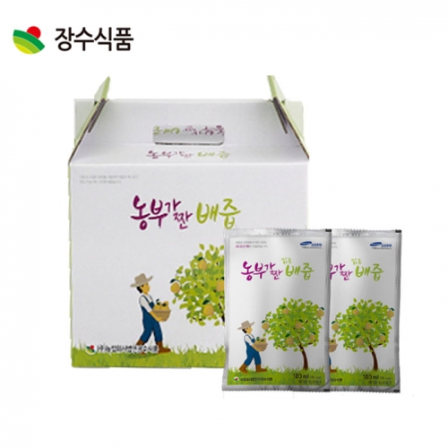 농부가 짠 맑은배즙 120ml x 50포