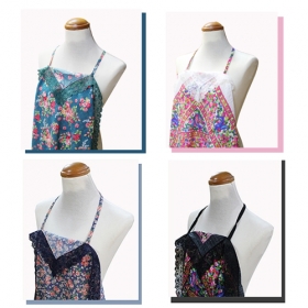 플라워 레이스 에티켓 스카프(무릎덮개 스카프 손수건 턱받이)