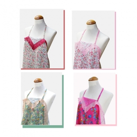 플라워 레이스 에티켓 스카프 (무릎덮개 스카프 손수건 턱받이)