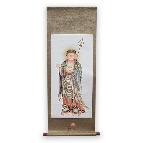 지장보살 족자 (49x129cm)