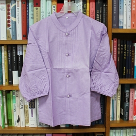 (한정상품) 여성용 면법복 7부티셔츠 - 보라