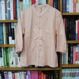 (한정상품) 여성용 면법복 7부티셔츠 - 주황