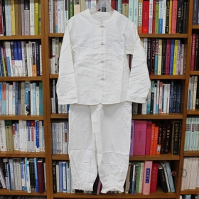 (한정상품) 여성용 면법복세트 - 흰색(오픈형)