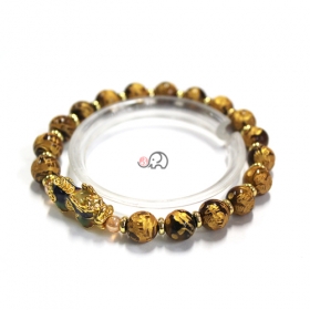 비휴주불 용조각 호안석팔찌 8mm