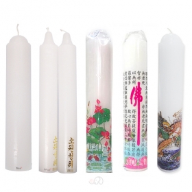 붓다존기획 고급밀대양초(박스구매)(종류5가지)