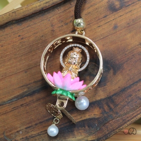 관세음보살 원형 차걸이