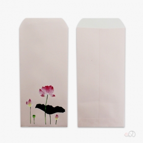 연화 불전봉투 (10매)8.5x19cm - (세로형)  용돈봉투/불전봉투/새뱃돈봉투