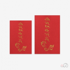 적색 종이부적집 - 빨강  (100장) 사이즈 택1