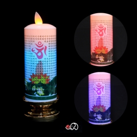 LED미니전기양초(신묘장구대다라니) 15cm