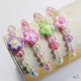 꽃주불 보시용 어린이합장주 8mm (컬러랜덤 발송)