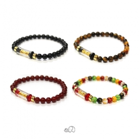 캡슐 금강저 원석팔찌 6mm (종류4가지)