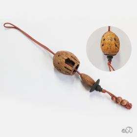 호두 호신불조각 차걸이