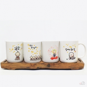 동자 일러스트 머그컵(종류4가지)