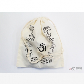 연꽃문양 옴자 염주주머니(M)