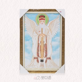 고급족자탱화- 천존 (55x80cm) 액자포함