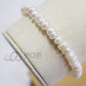 못난이 진주 팔찌 (대) 약 6mm (한정상품)