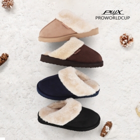 KJ - PWX 레빗털 방한슬리퍼  - 블랙/브라운/네이비/베이지
