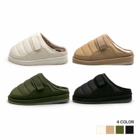 KJ - GAP 이지 패딩 슬리퍼 - 블랙/브라운/아이보리/카키