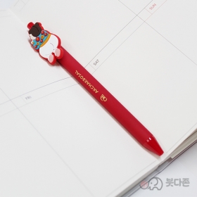 악착보살 캐릭터 볼펜(블랙) 합격기원/소원성취/불교굿즈/불교선물