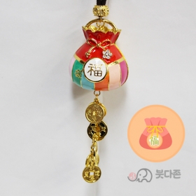 칠보복주머니차걸이