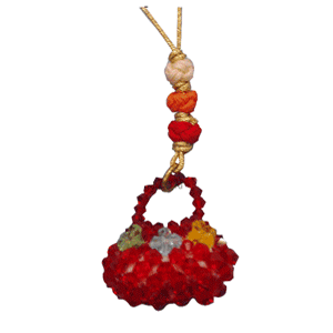 가방 비즈 핸드폰줄(재물)