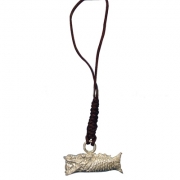 백금도금 목어 핸드폰줄