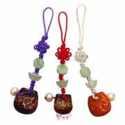 호박 목탁 핸드폰줄