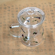 꽃유리 머그