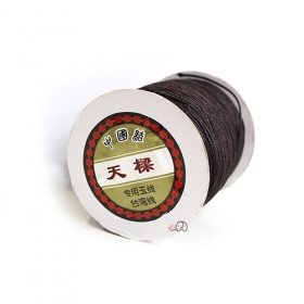 밤색 염주실(가는 매듭실)약1mm(108염주용 염주재료)