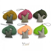 손바느질 나무 핸드폰줄(색상랜덤)