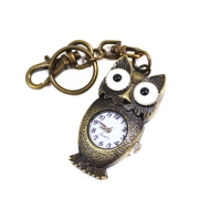 부엉이 시계 열쇠고리