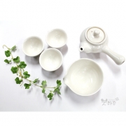 백자3인용 다구세트