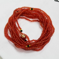 자마노 천주 팔찌 2mm