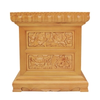 연꽃조각 불전함(소)(높이55cm)