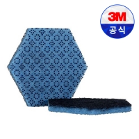 3M 스카치브라이트 파워 도트 양면 수세미 2000HEX 낱장