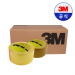 3M 372KS OPP 박스테이프 1박스(50개입) 48X40M 투명 황색