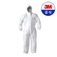 3M Microgard 마이크로가드 방진복 2000 일체형 화이트 실험복 위생복 작업복 보호복 안전복